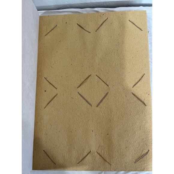 Handmade Palm Tree Photo Album Vintage Style Natural Materials 14x12 - Picture 7 of 15